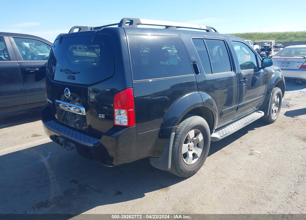 2006 NISSAN PATHFINDER SE VIN: 5N1AR18U36C636017