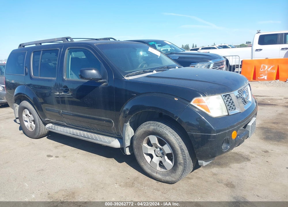 2006 NISSAN PATHFINDER SE VIN: 5N1AR18U36C636017