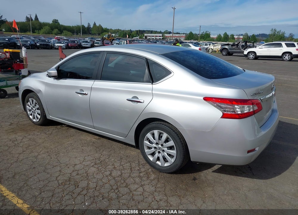 2015 NISSAN SENTRA S VIN: 3N1AB7AP7FY349368
