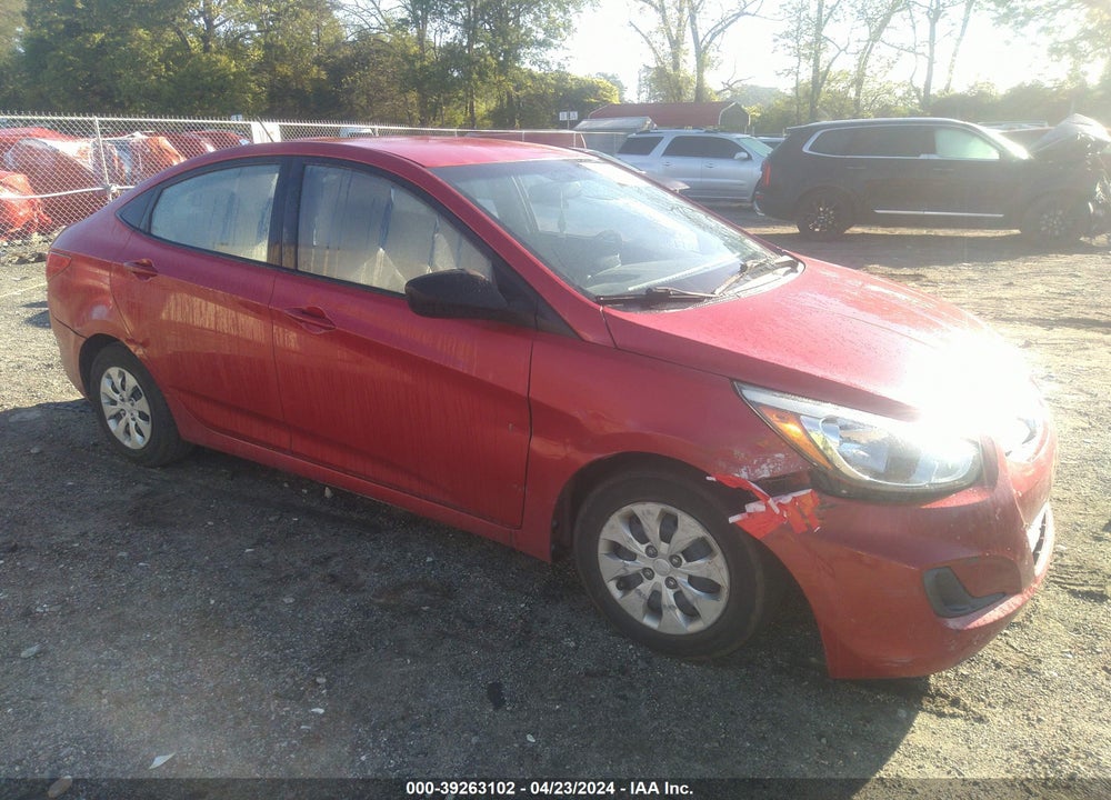 2016 HYUNDAI ACCENT SE VIN: KMHCT4AE2GU068000