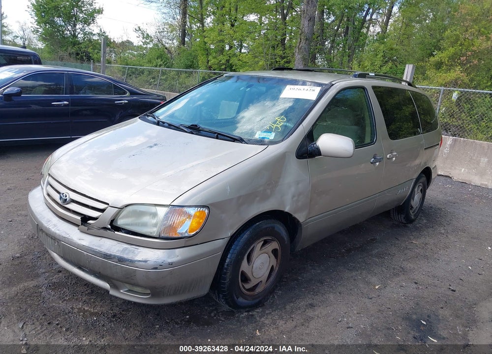 2001 TOYOTA SIENNA XLE VIN: 4T3ZF13C11U407033