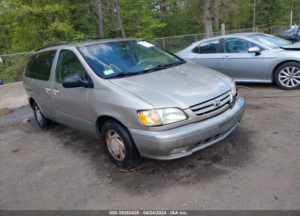 2001 TOYOTA SIENNA XLE VIN: 4T3ZF13C11U407033