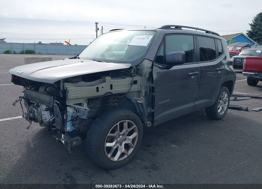 2017 JEEP RENEGADE LATITUDE 4X4 VIN: ZACCJBBB0HPE44909
