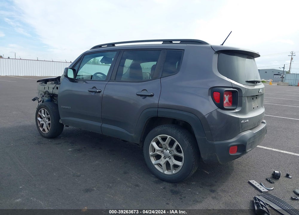 2017 JEEP RENEGADE LATITUDE 4X4 VIN: ZACCJBBB0HPE44909