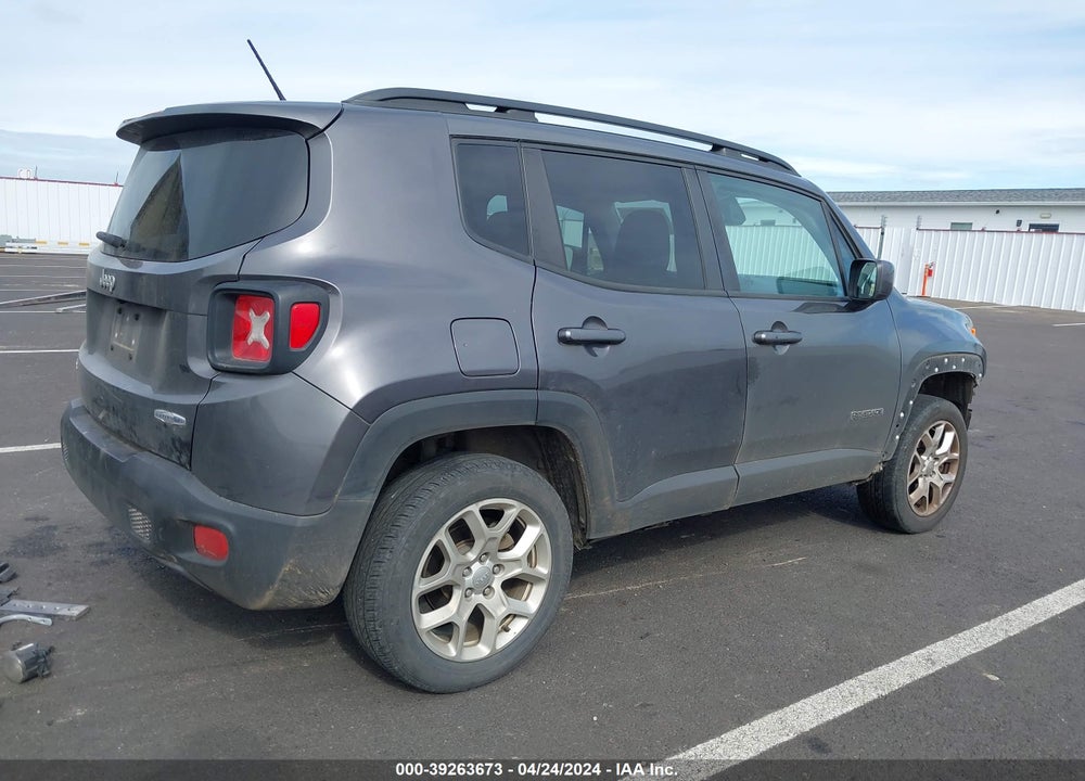 2017 JEEP RENEGADE LATITUDE 4X4 VIN: ZACCJBBB0HPE44909