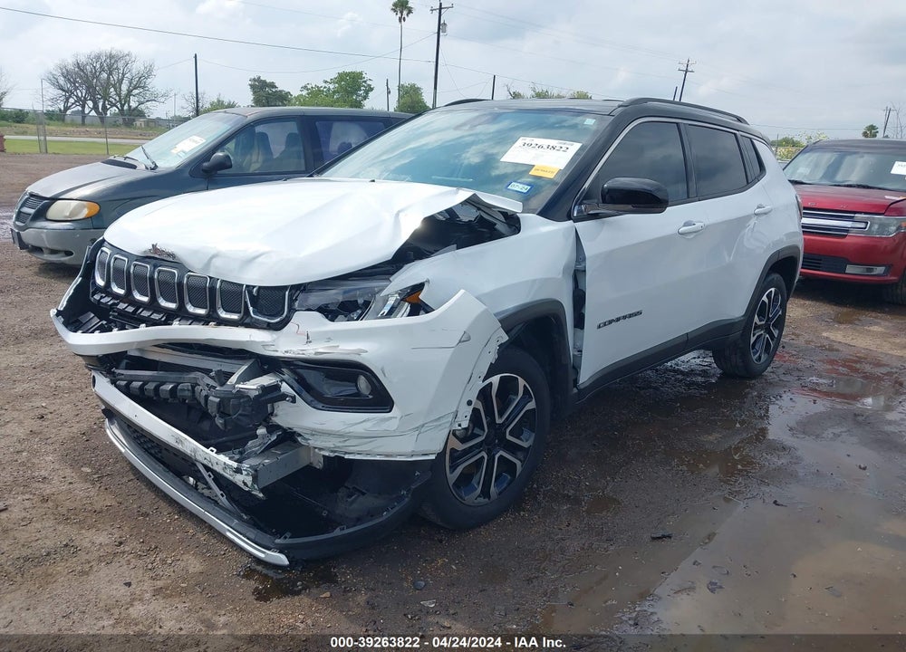 2022 JEEP COMPASS LIMITED 4X4 VIN: 3C4NJDCB3NT154008