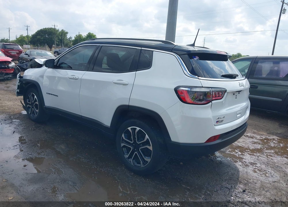 2022 JEEP COMPASS LIMITED 4X4 VIN: 3C4NJDCB3NT154008