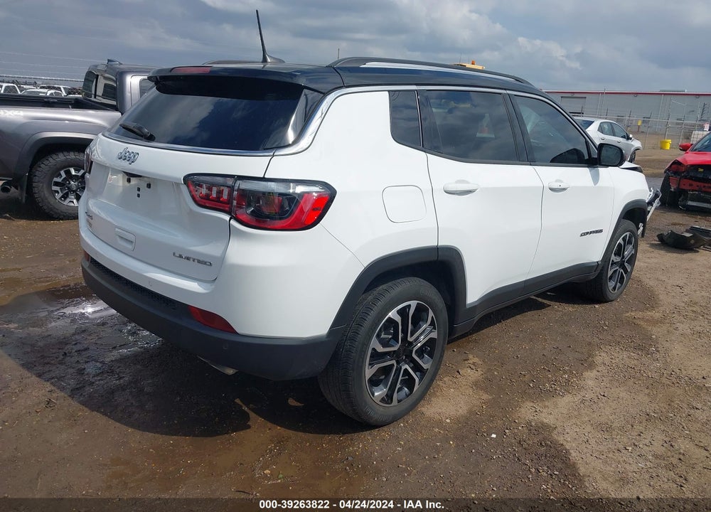 2022 JEEP COMPASS LIMITED 4X4 VIN: 3C4NJDCB3NT154008