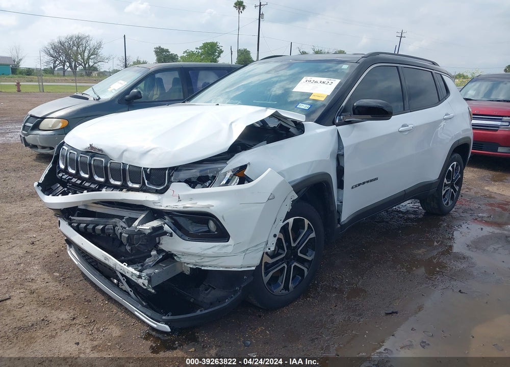 2022 JEEP COMPASS LIMITED 4X4 VIN: 3C4NJDCB3NT154008