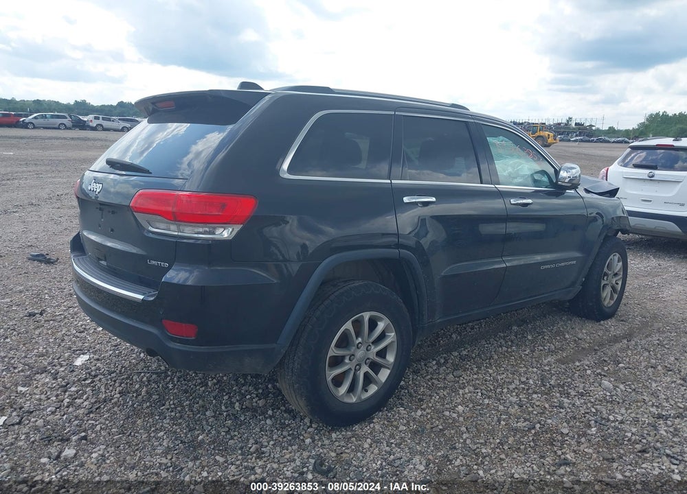 2014 JEEP GRAND CHEROKEE LIMITED VIN: 1C4RJFBG5EC127706