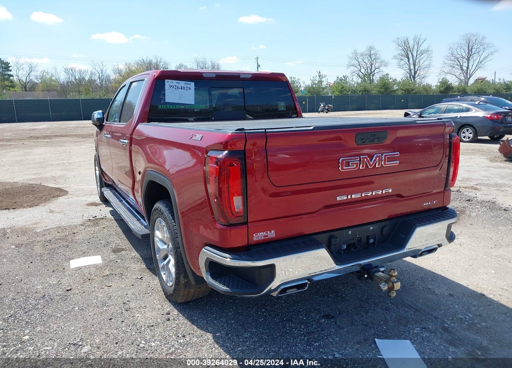 2021 GMC SIERRA 1500 4WD SHORT BOX SLT VIN: 3GTU9DED0MG399553