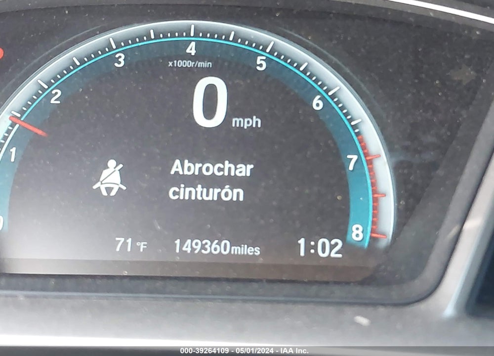 2017 HONDA CIVIC EX VIN: 19XFC2F75HE059243