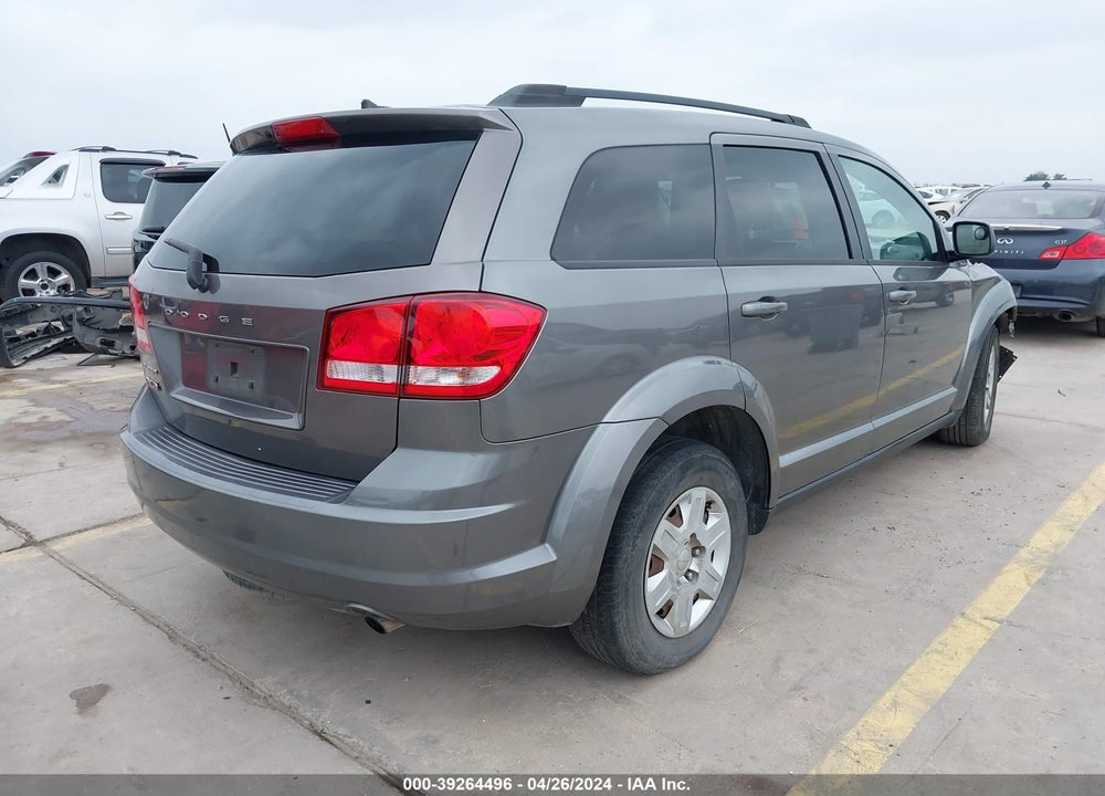 2012 DODGE JOURNEY SE/AVP VIN: 3C4PDCAB6CT167572