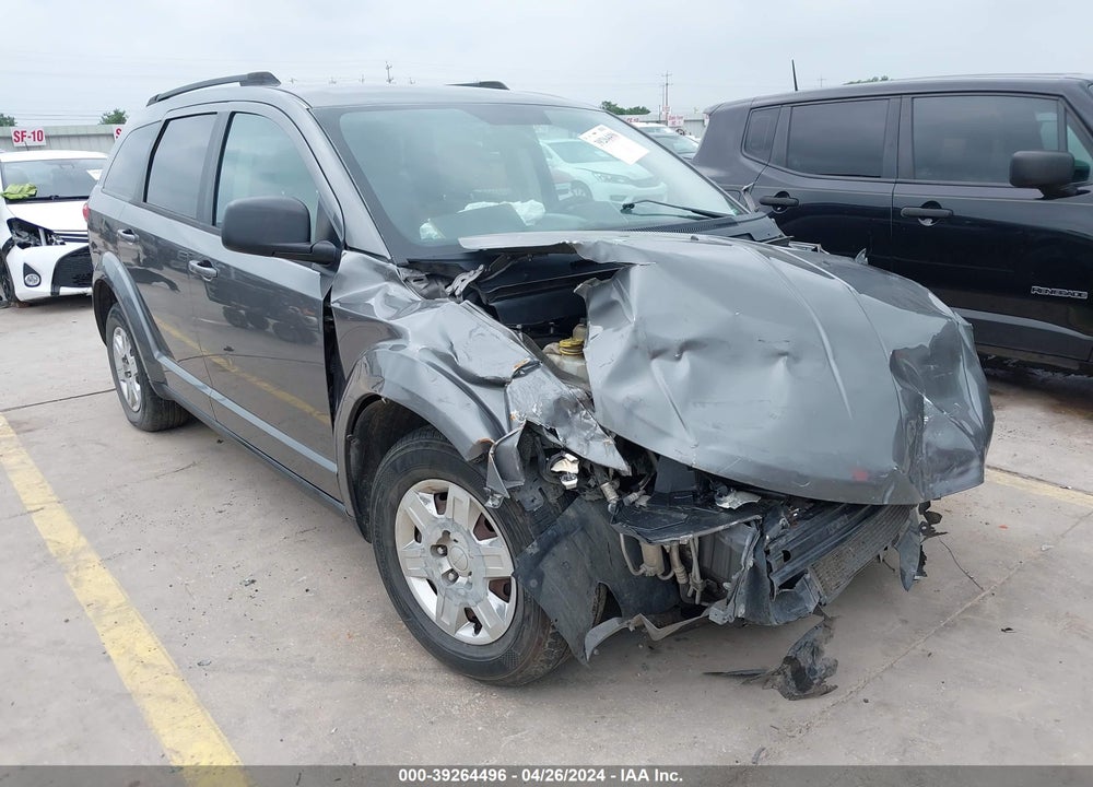2012 DODGE JOURNEY SE/AVP VIN: 3C4PDCAB6CT167572