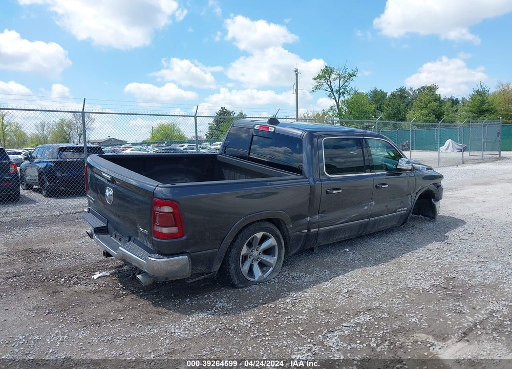2019 RAM 1500 LIMITED 4X4 5'7 BOX VIN: 1C6SRFHT3KN533991