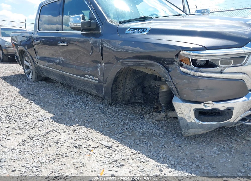 2019 RAM 1500 LIMITED 4X4 5'7 BOX VIN: 1C6SRFHT3KN533991