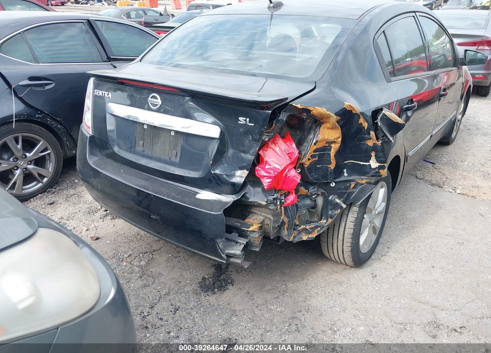 2012 NISSAN SENTRA 2.0 SL VIN: 3N1AB6APXCL679542