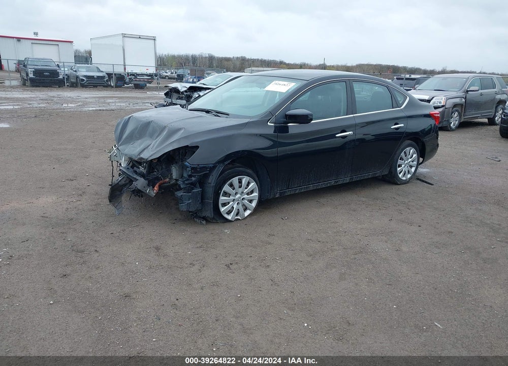 2017 NISSAN SENTRA SV VIN: 3N1AB7AP1HL705037