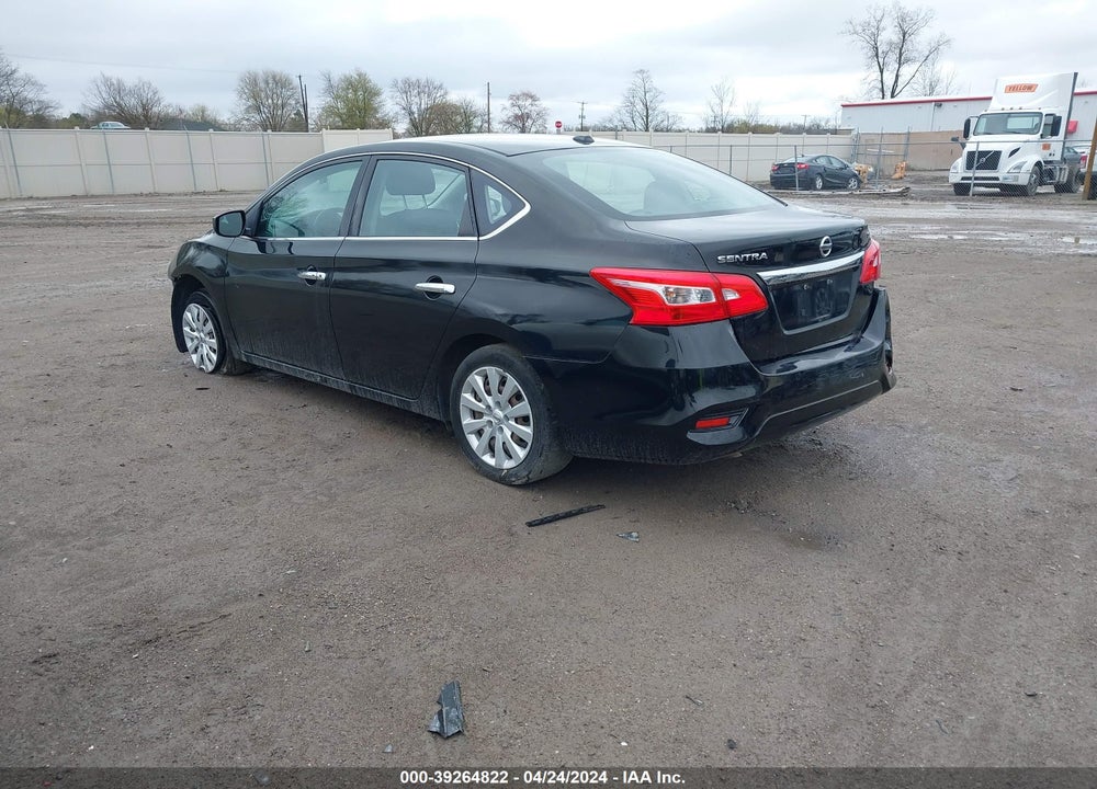 2017 NISSAN SENTRA SV VIN: 3N1AB7AP1HL705037