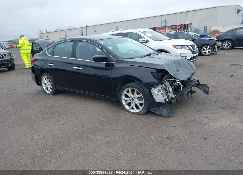 2017 NISSAN SENTRA SV VIN: 3N1AB7AP1HL705037