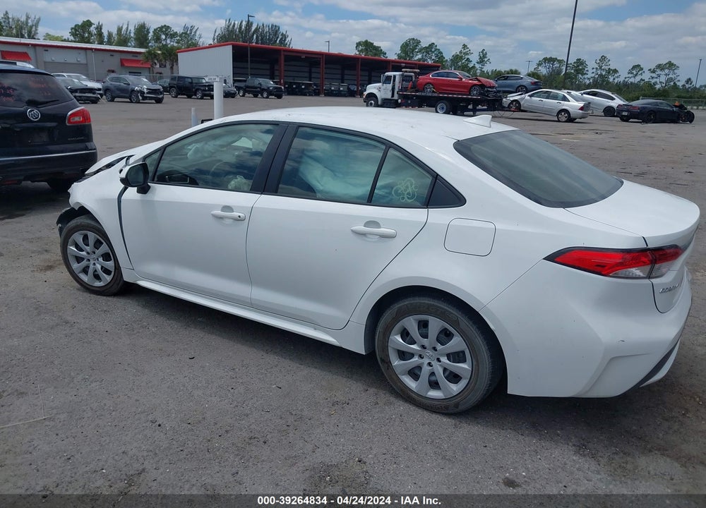 2022 TOYOTA COROLLA LE VIN: JTDEPMAE7N3015426