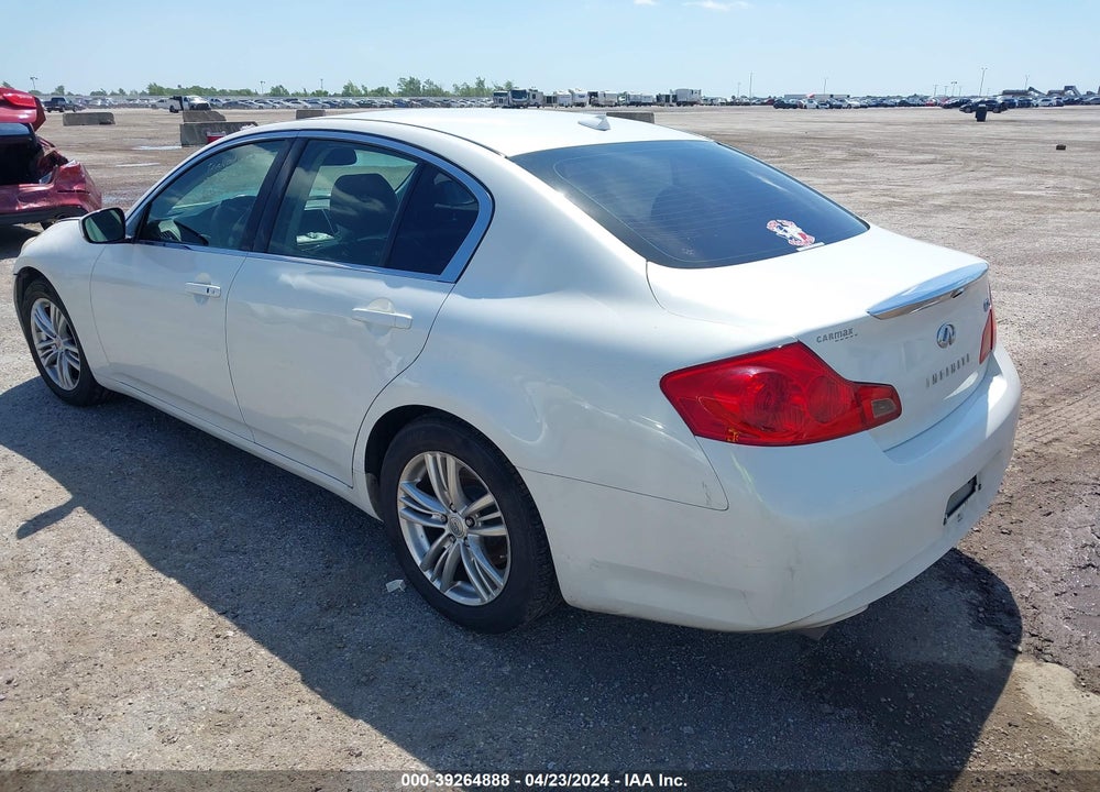 2012 INFINITI G25 JOURNEY VIN: JN1DV6AP3CM701410