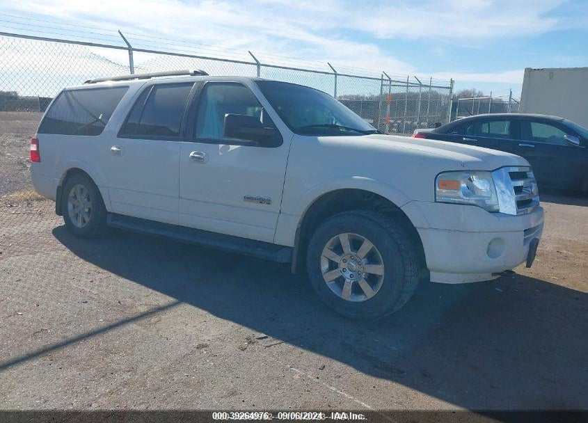 2008 FORD EXPEDITION EL XLT VIN: 1FMFK16518LA69735