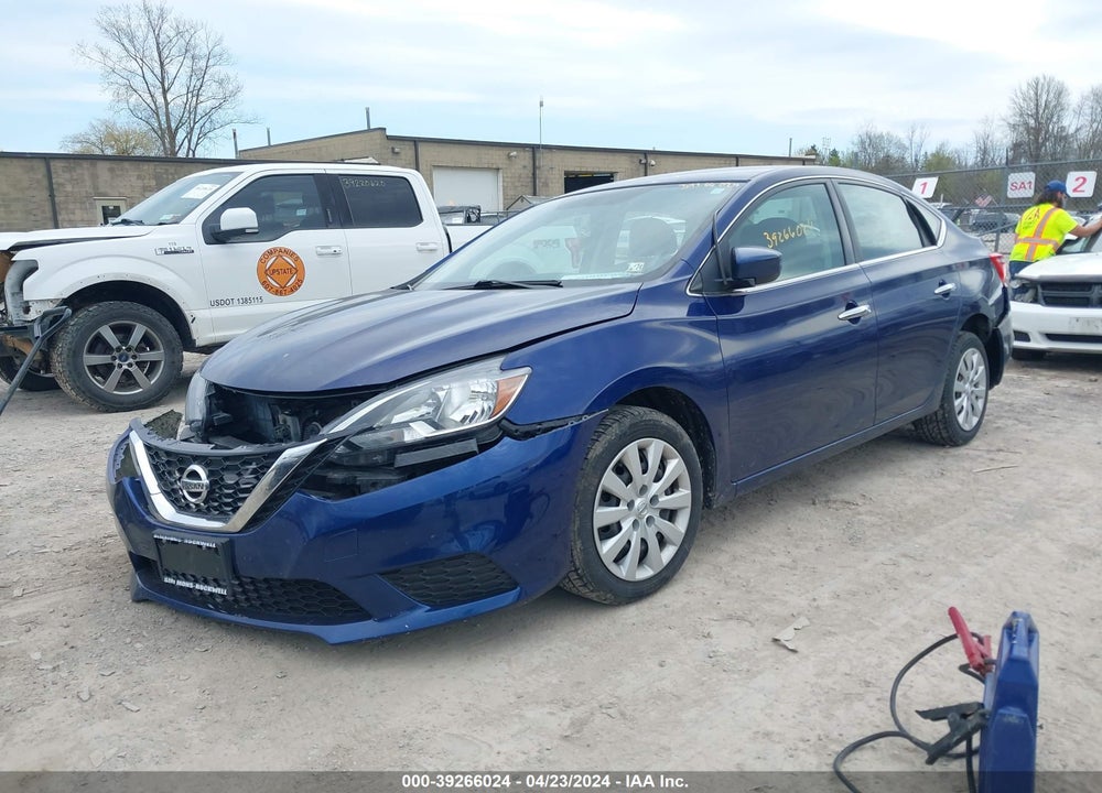 2017 NISSAN SENTRA SV VIN: 3N1AB7AP7HL674800