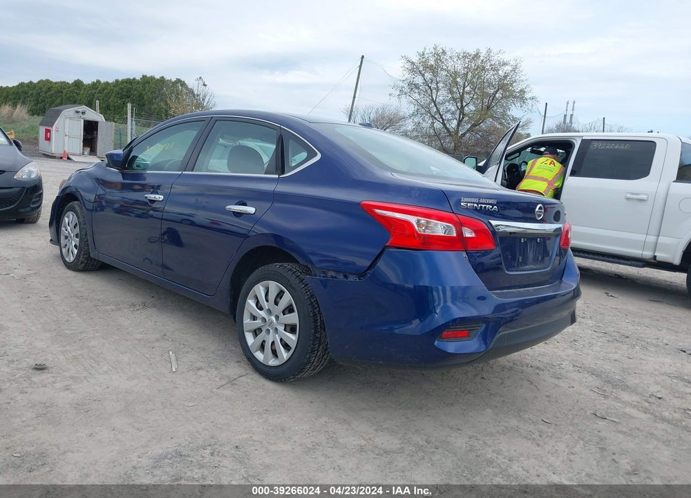 2017 NISSAN SENTRA SV VIN: 3N1AB7AP7HL674800