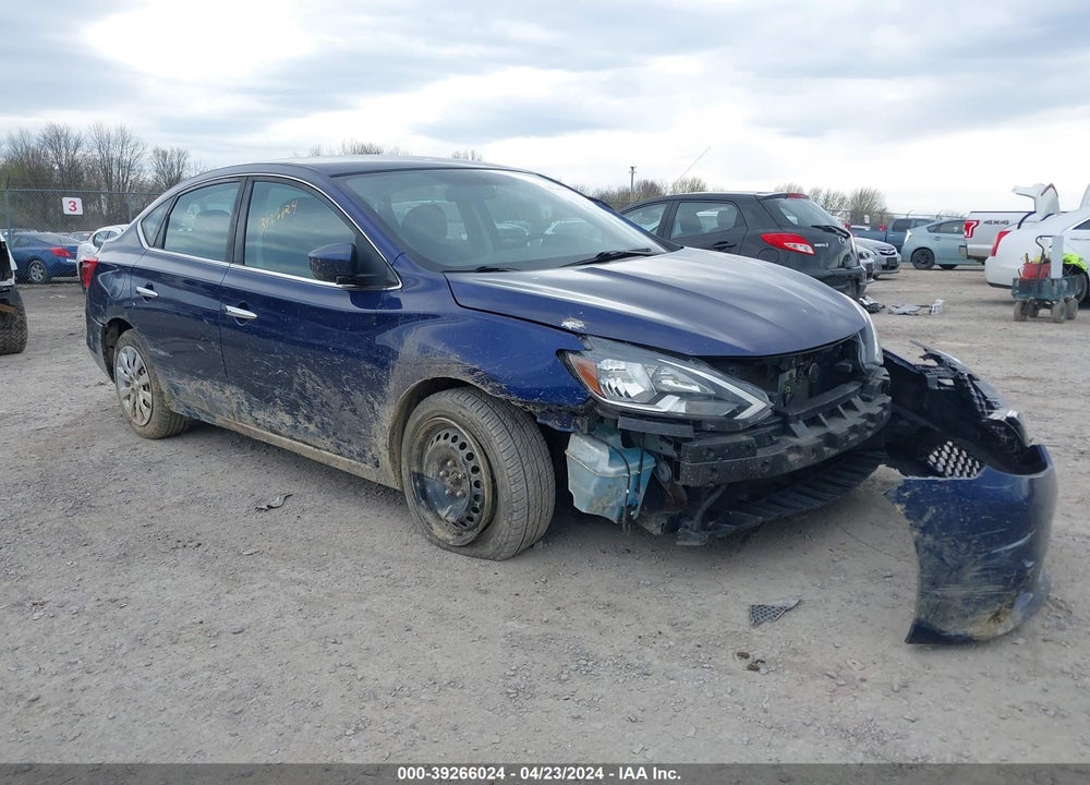 2017 NISSAN SENTRA SV VIN: 3N1AB7AP7HL674800