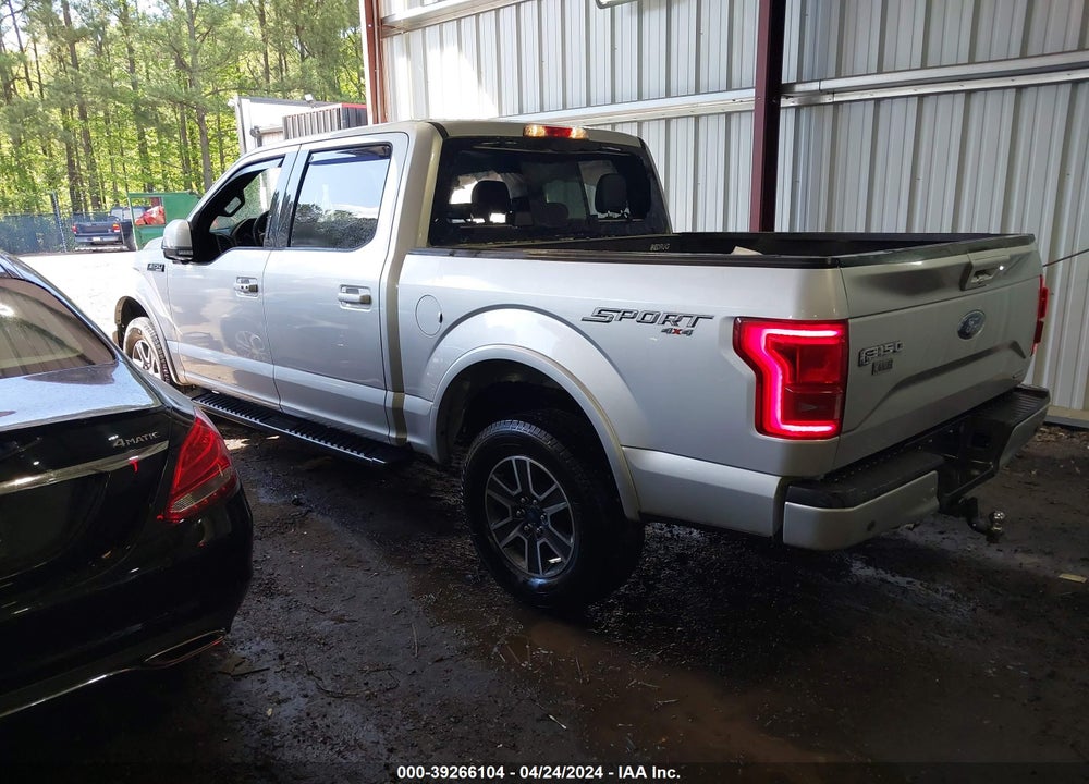 2015 FORD F-150 LARIAT VIN: 1FTEW1EF6FFA04194