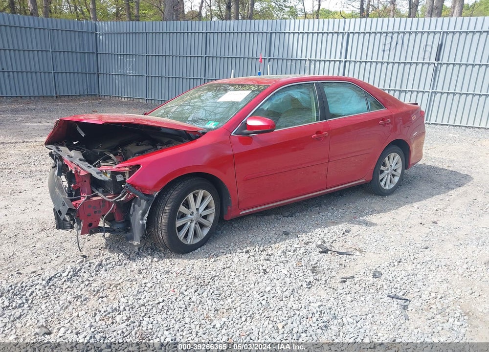 2013 TOYOTA CAMRY XLE V6 VIN: 4T1BK1FK0DU527077