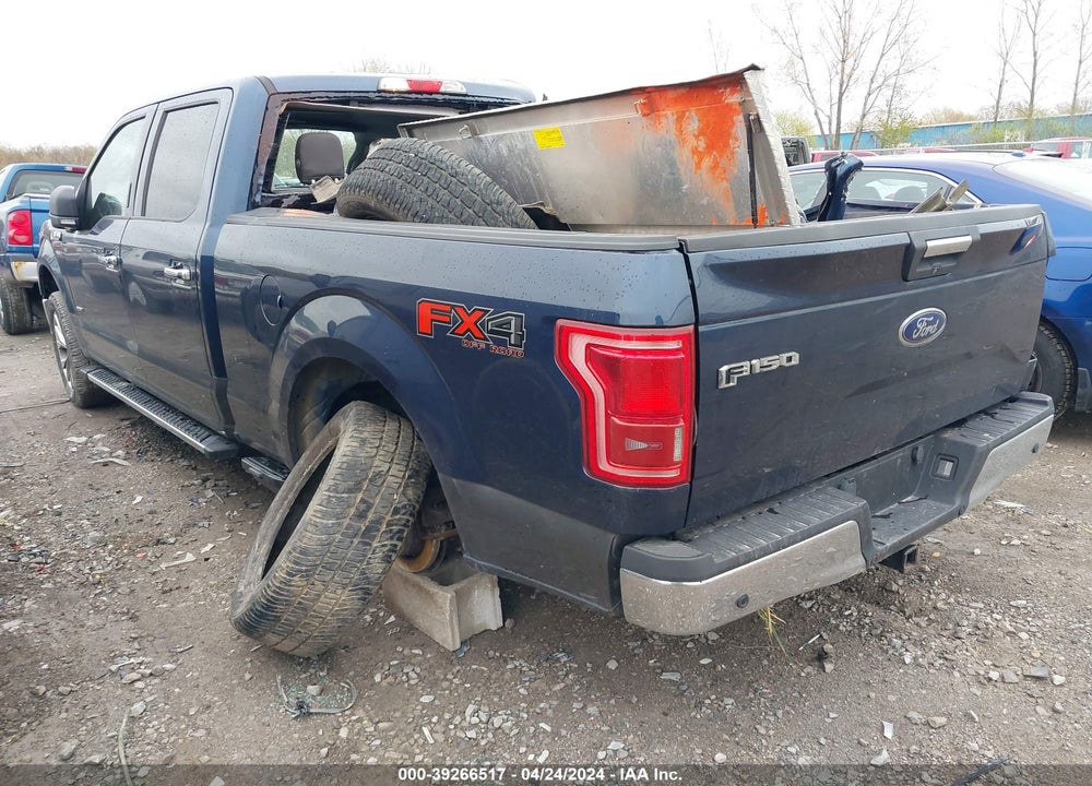 2015 FORD F-150 XLT VIN: 1FTFW1EG0FFA23367