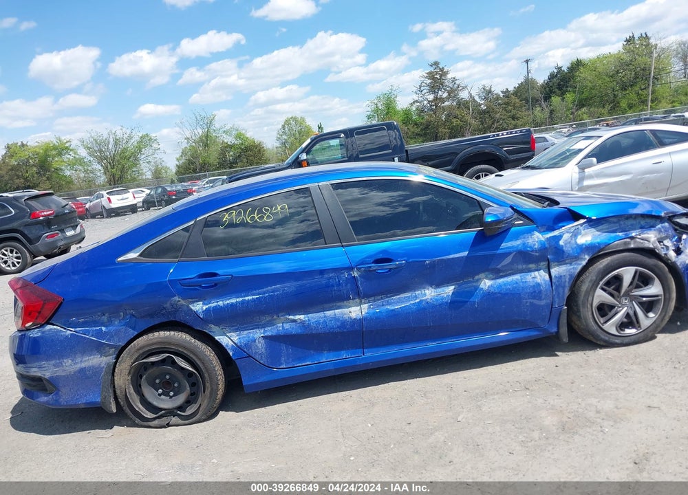 2019 HONDA CIVIC LX VIN: 19XFC2F63KE036901