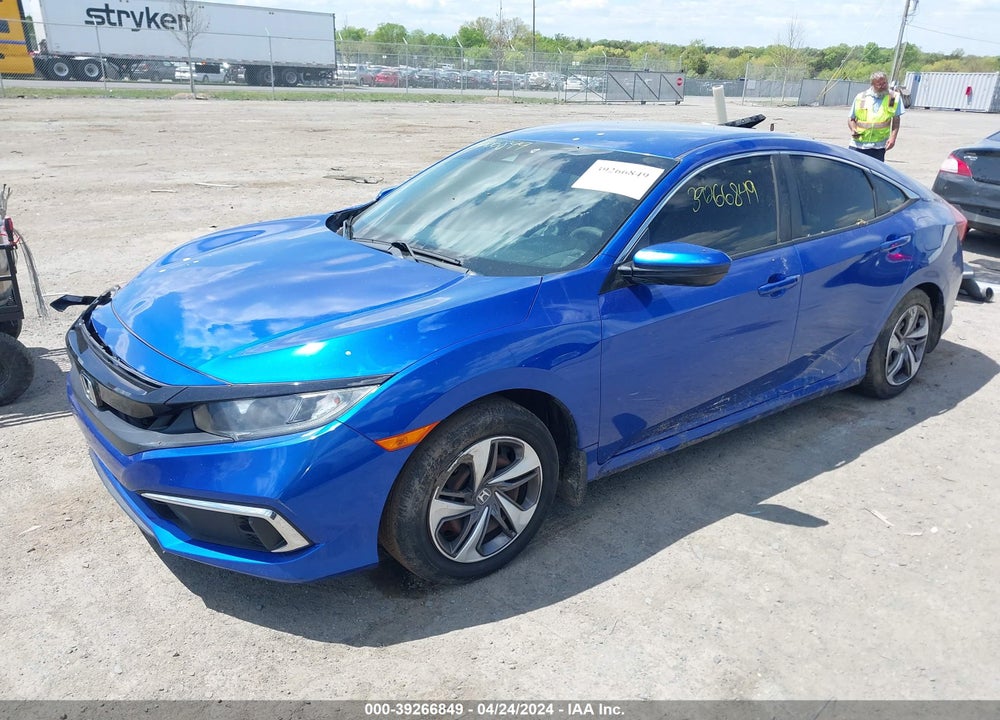 2019 HONDA CIVIC LX VIN: 19XFC2F63KE036901