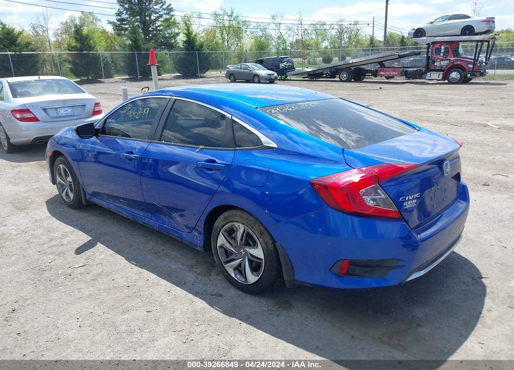 2019 HONDA CIVIC LX VIN: 19XFC2F63KE036901