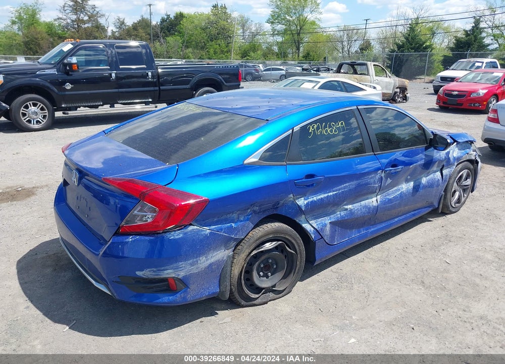 2019 HONDA CIVIC LX VIN: 19XFC2F63KE036901
