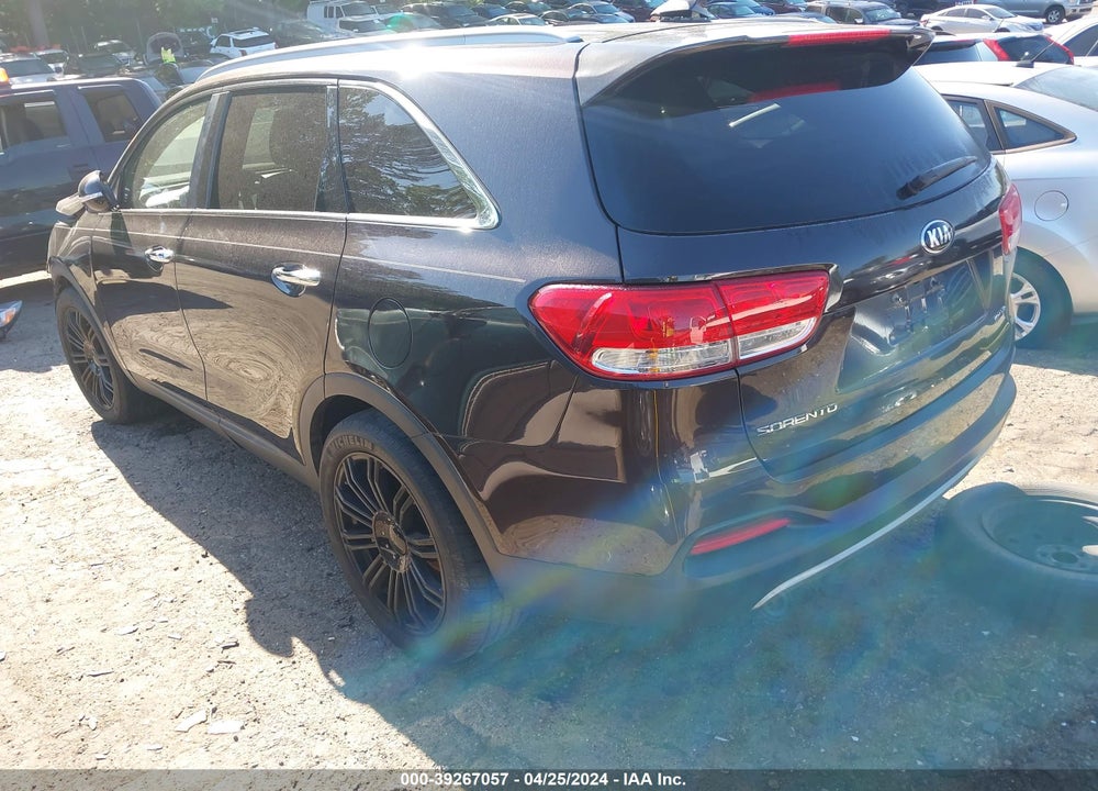 2016 KIA SORENTO 3.3L EX VIN: 5XYPH4A56GG071894