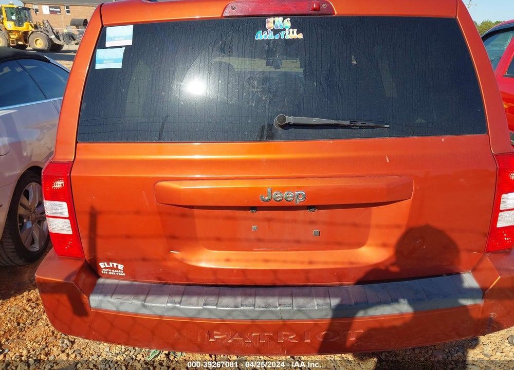 2010 JEEP PATRIOT SPORT VIN: 1J4NT2GA2AD555575
