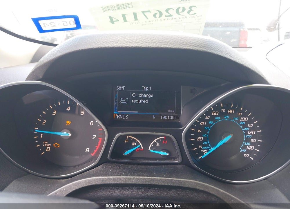 2013 FORD ESCAPE TITANIUM VIN: 1FMCU0J9XDUC45297