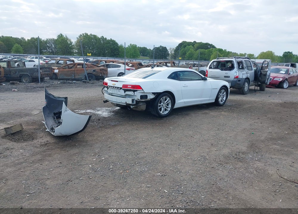2015 CHEVROLET CAMARO 2LS VIN: 2G1FB1E38F9121296