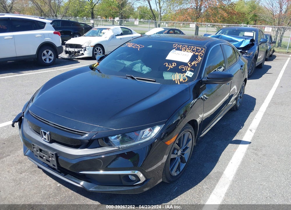 2020 HONDA CIVIC EX VIN: 2HGFC1F37LH682224