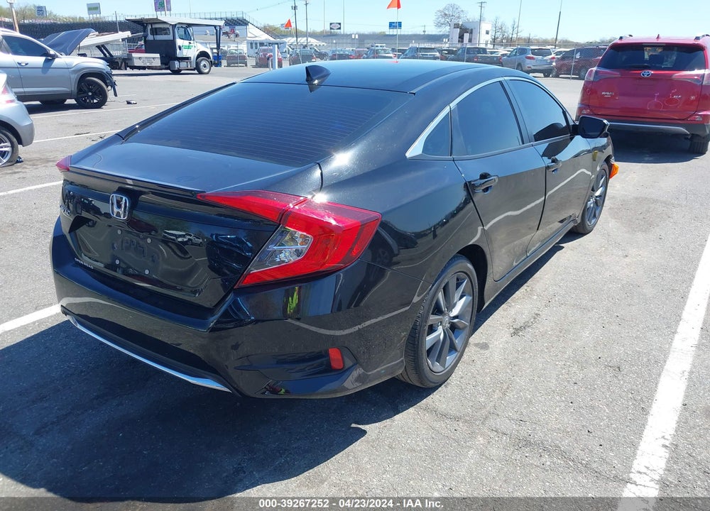 2020 HONDA CIVIC EX VIN: 2HGFC1F37LH682224