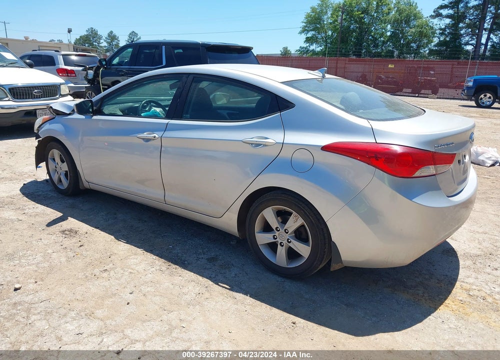 2013 HYUNDAI ELANTRA GLS VIN: 5NPDH4AE7DH274882