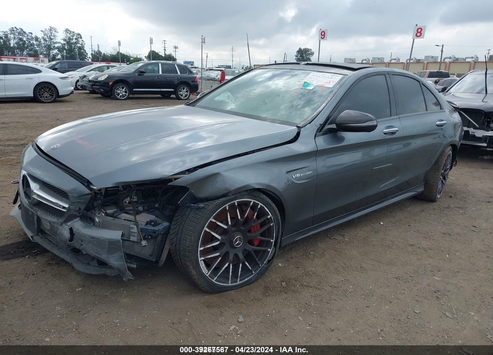 2018 MERCEDES-BENZ AMG C 63 S VIN: 55SWF8HB8JU252917
