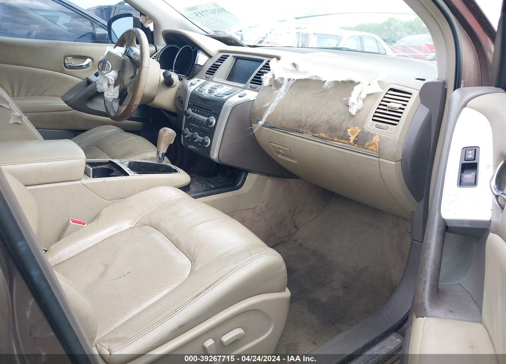 2010 NISSAN MURANO SL VIN: JN8AZ1MW9AW118937