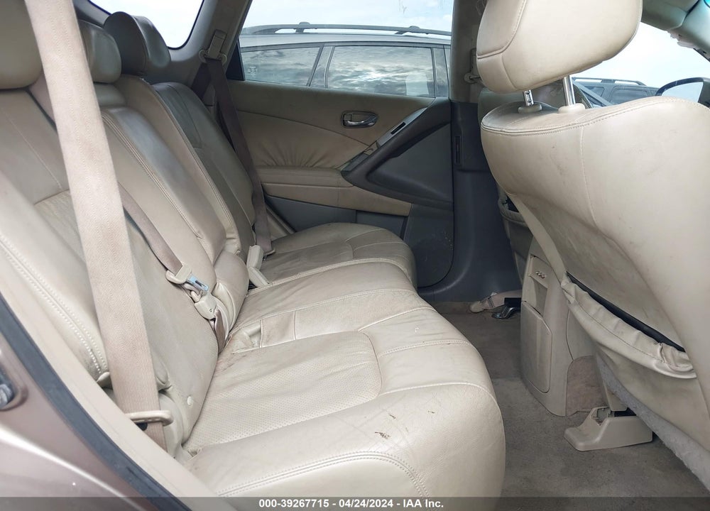 2010 NISSAN MURANO SL VIN: JN8AZ1MW9AW118937
