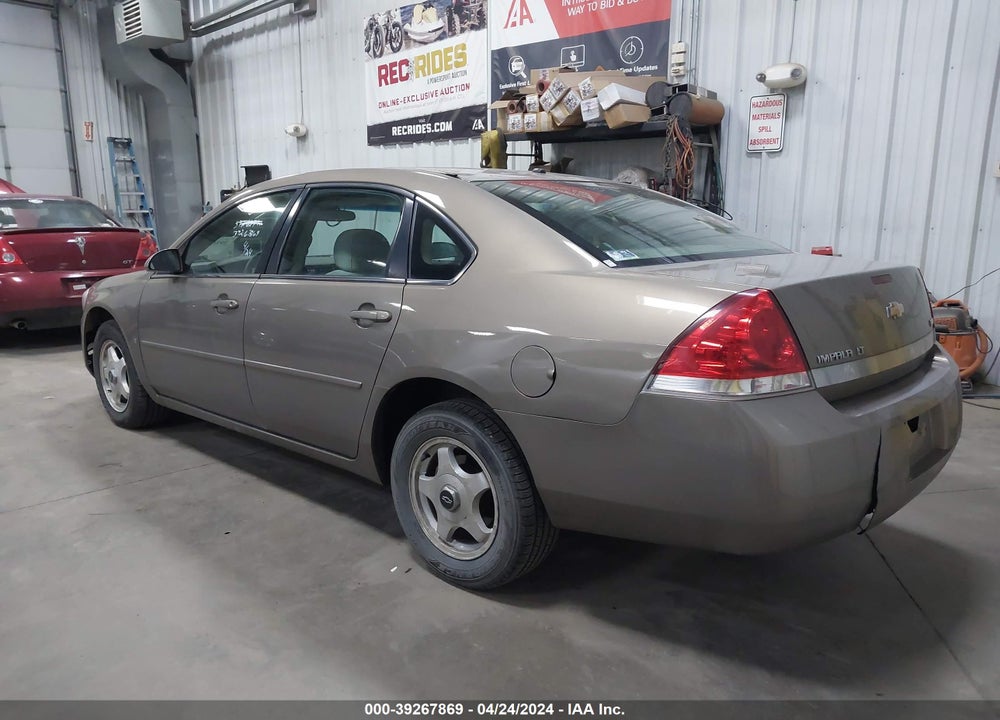 2007 CHEVROLET IMPALA LT VIN: 2G1WT55K879210265