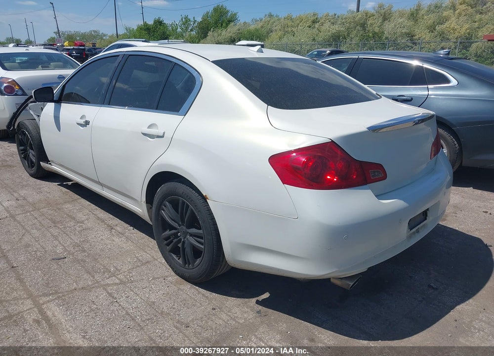 2012 INFINITI G37X VIN: JN1CV6ARXCM673683