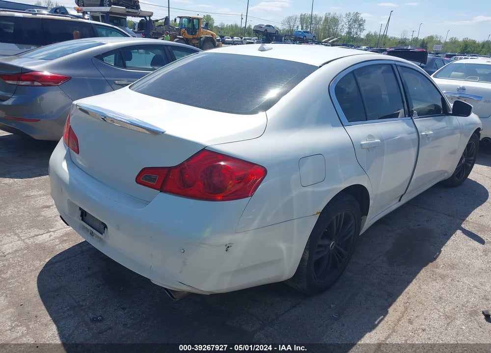 2012 INFINITI G37X VIN: JN1CV6ARXCM673683